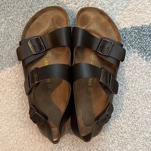 Brown Birkenstocks